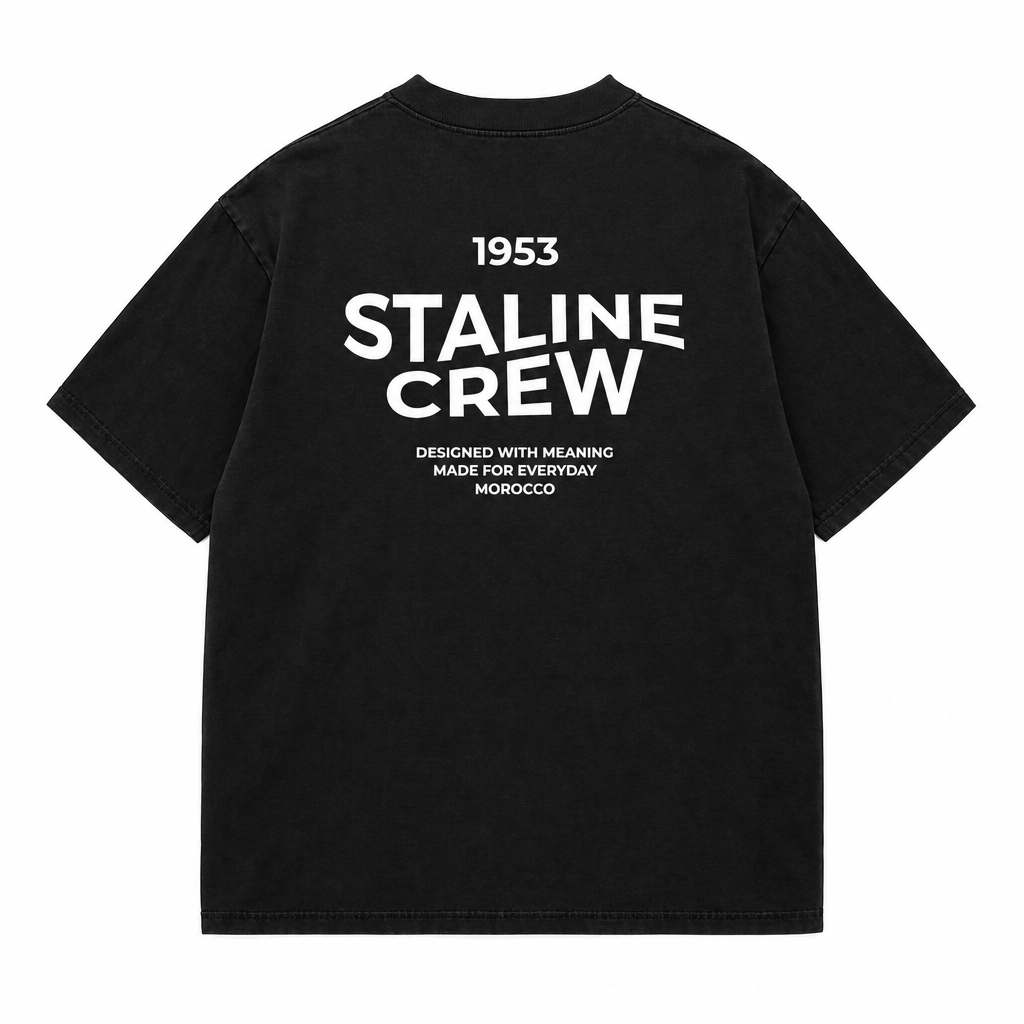 Staline crew over size t-shirt