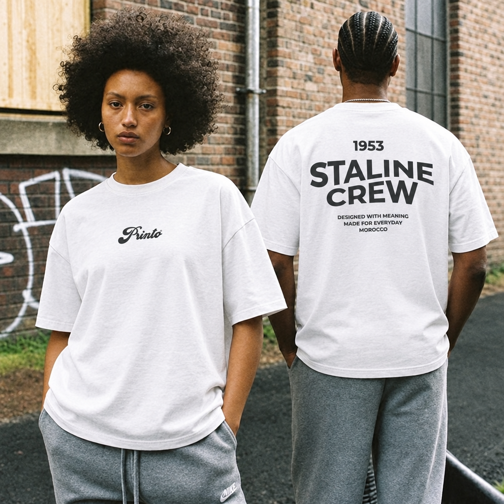 Staline crew over size t-shirt